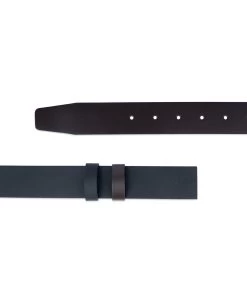 Narrow Reversible Belt Strap 30 Mm -Belt Shop Replacement Reversible Belt Strap Black Brown 2