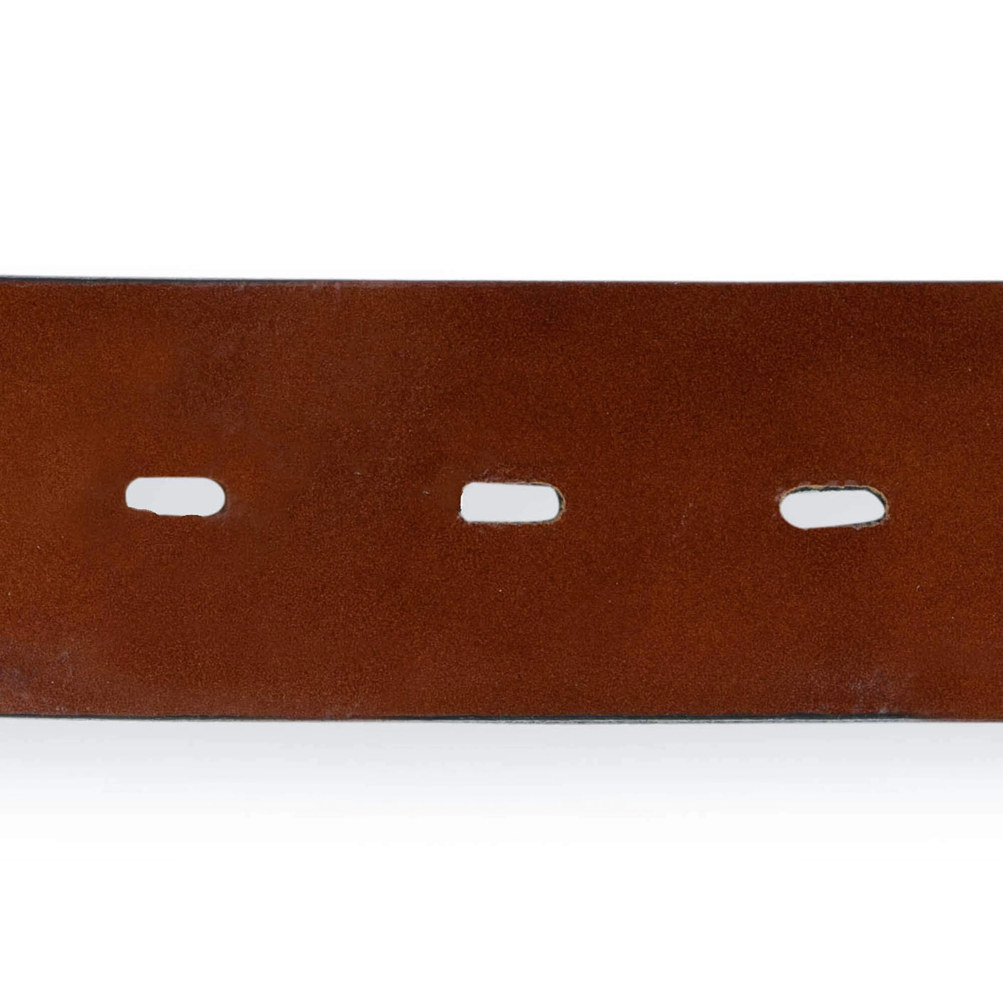 Replacement Reversible Leather Belt Strap | Brown Black 35 Mm 5 Replacement Reversible Leather Belt Strap | Brown Black 35 Mm - Image 3