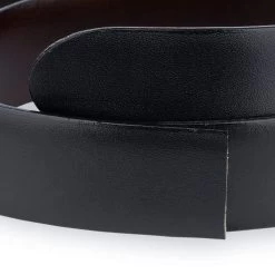 Replacement Reversible Mens Belt Strap | High Quality Black Brown