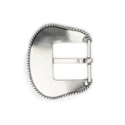 Replacement Silver Cowgirl Buckle For Leather Belts 38 Mm 9 Replacement Silver Cowgirl Buckle For Leather Belts 38 Mm -Belt Shop Replacement Silver Cowgirl Buckle For Leather Belts 38 Mm 3