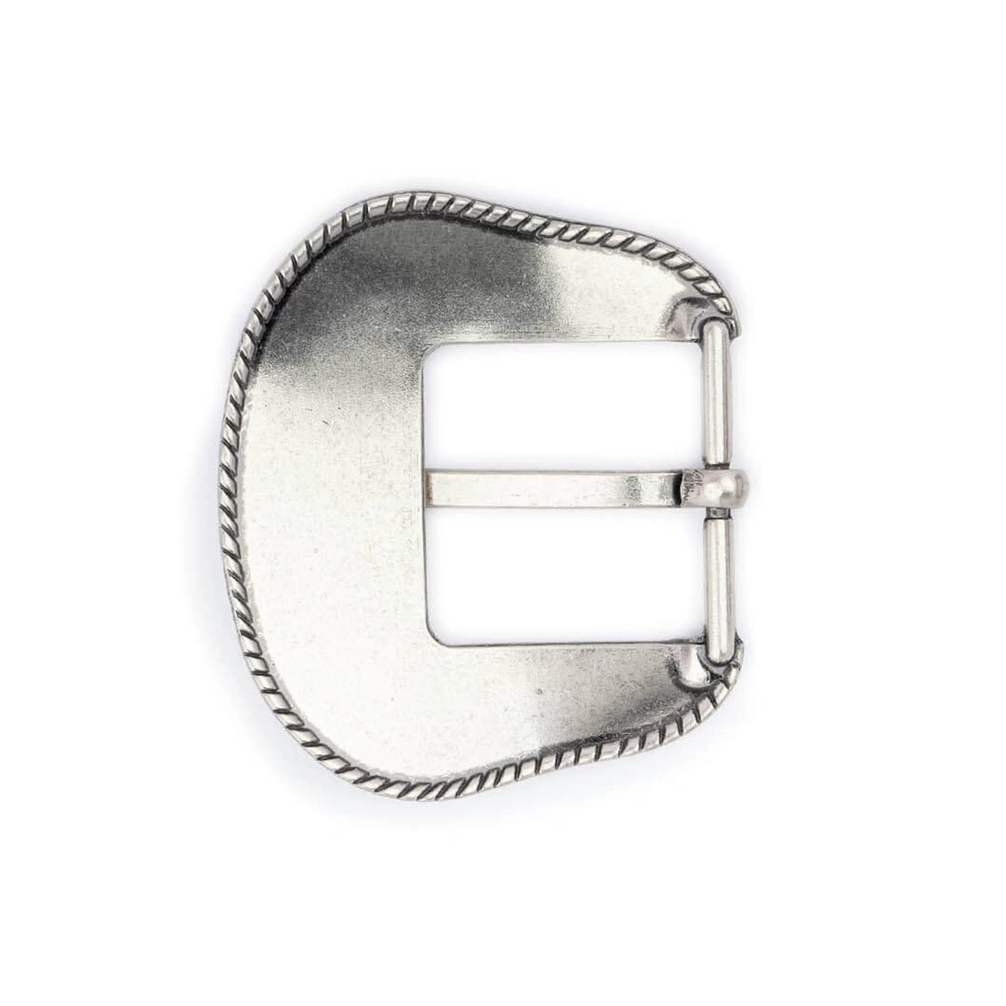 Replacement Silver Cowgirl Buckle For Leather Belts 38 Mm 4 Replacement Silver Cowgirl Buckle For Leather Belts 38 Mm - Image 2