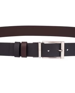 Reversible Belt Saffiano Leather -Belt Shop Reversible Belt Saffiano Leather On suit pants