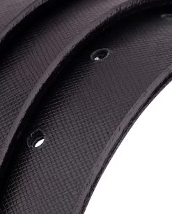 Reversible Belt Saffiano Leather -Belt Shop Reversible Belt Saffiano Leather Rolled Strap