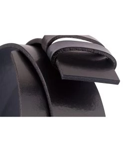 Reversible Blue Black Belt Strap -Belt Shop Reversible Belt Strap Black Blue Clamp buckle