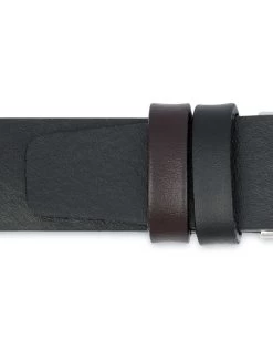 Reversible Leather Belt | Men’s Black Brown 1 1/8″ 16 Reversible Leather Belt | Men’s Black Brown 1 1/8″ -Belt Shop Reversible Leather Belt Mens Black Brown 1 1 8 inch Loops