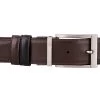 Reversible Leather Belt 1 Reversible Leather Belt -Belt Shop Reversible Leather Belt On trousers