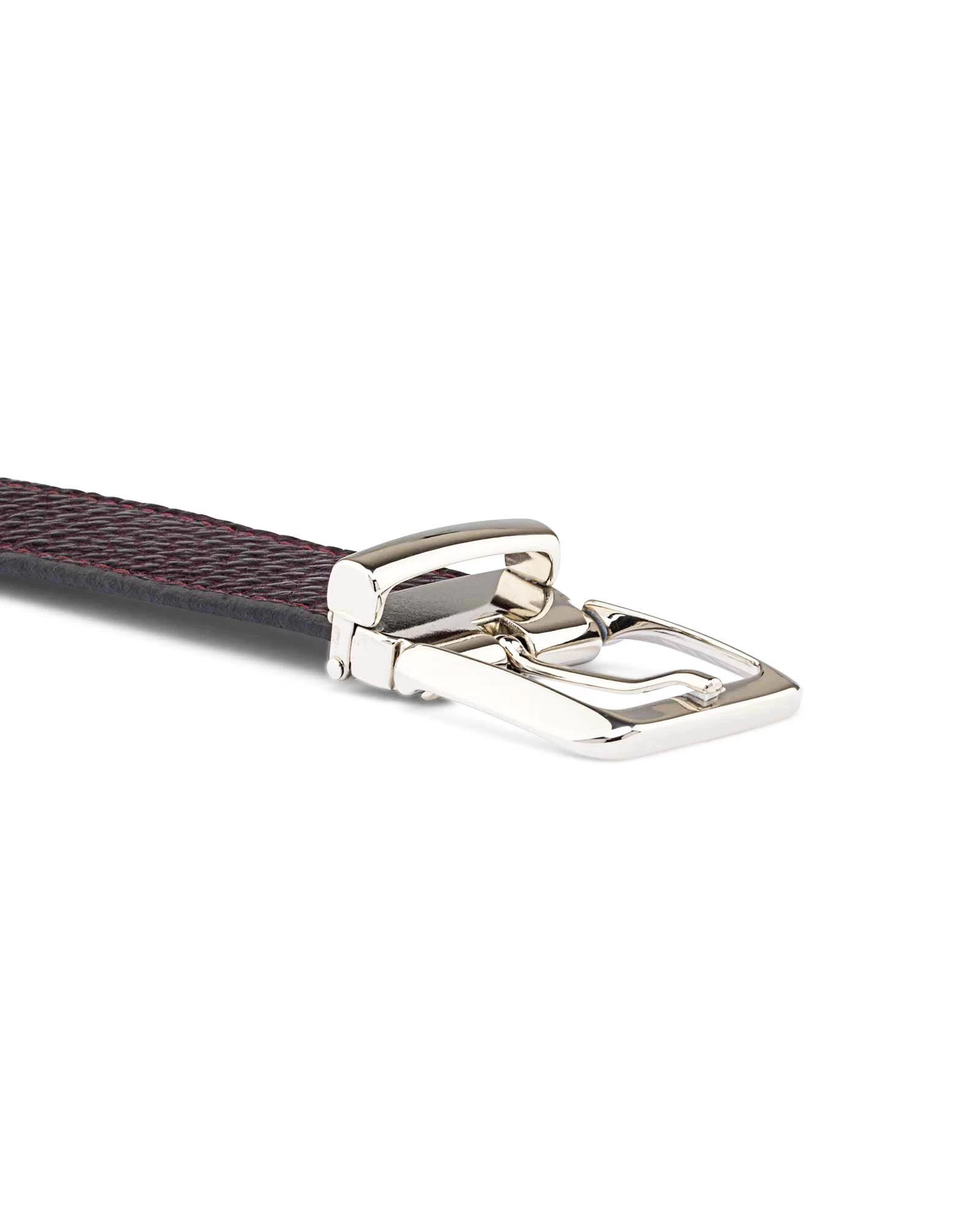 Maroon Leather Belt 4 Maroon Leather Belt - Image 2