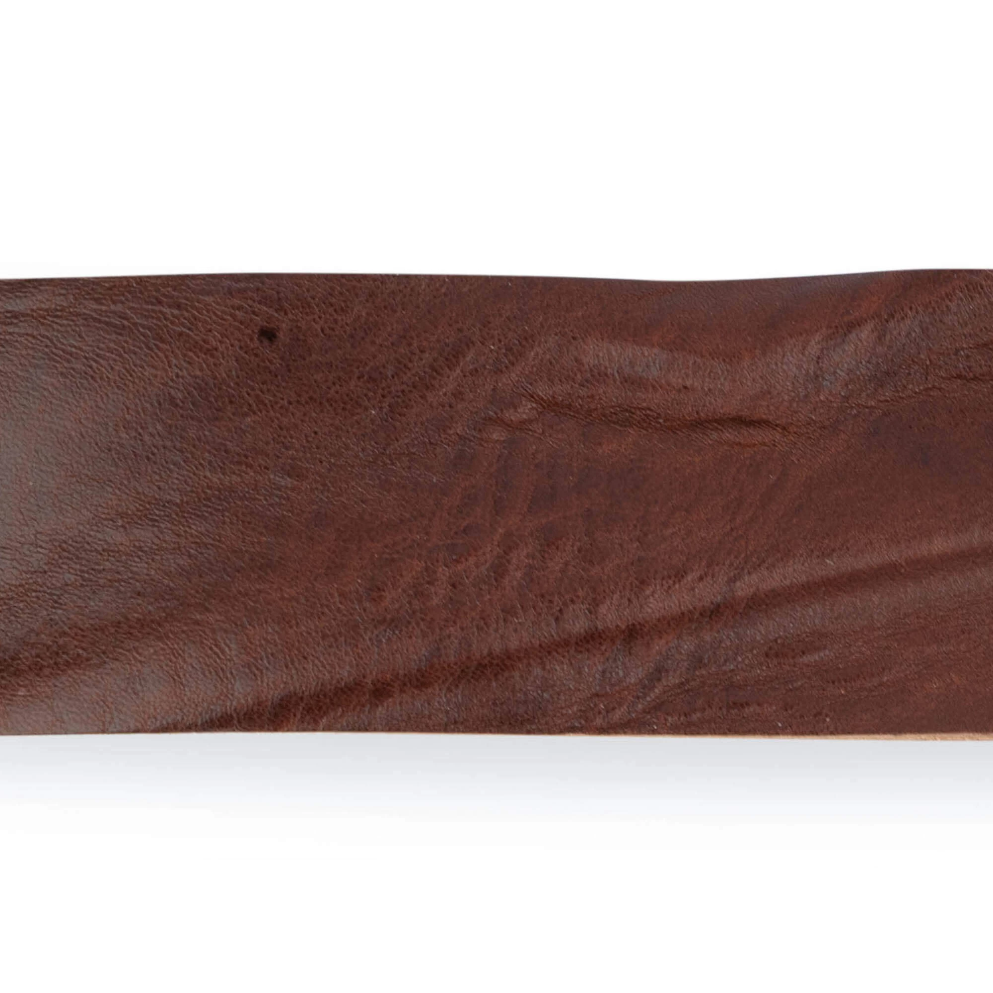 Rhinestone Buckle Belt Cowgirl | Brown Full Grain Leather 4 Rhinestone Buckle Belt Cowgirl | Brown Full Grain Leather - Image 2