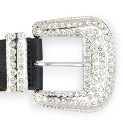 Rhinestone Buckle Belt Cowgirl | Brown Full Grain Leather 15 Rhinestone Buckle Belt Cowgirl | Brown Full Grain Leather -Belt Shop Rhinestone Buckle Belt Cowgirl Brown Full Grain Leather 4