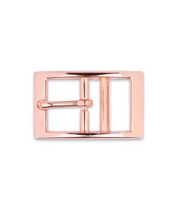Rose Gold Center Bar Belt Buckle 20 Mm -Belt Shop Rose Gold Center Bar Belt Buckle 25 mm 5 1