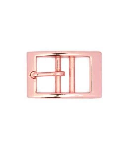 Rose Gold Center Bar Buckle 16 Mm -Belt Shop Rose Gold Center Bar Buckle 16 Mm 5