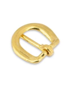 Rounded Corner Small Brass Belt Buckle 15 Mm -Belt Shop Rounded Corner Small Brass Belt Buckle 15 mm 4