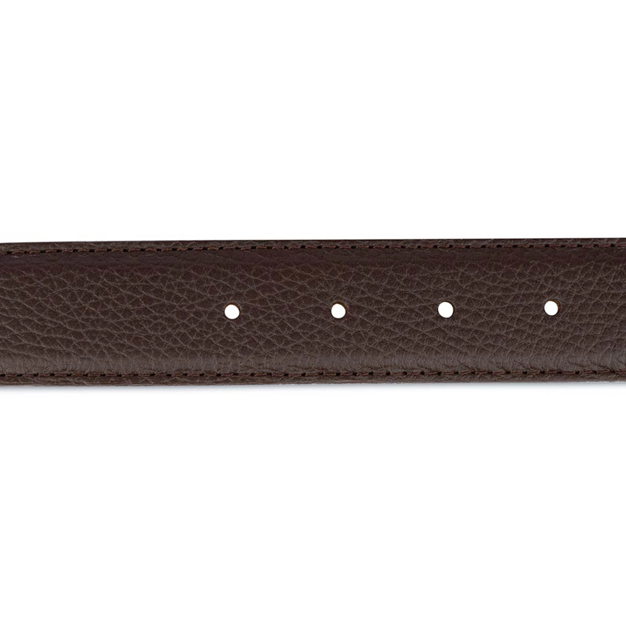 Western Bling Buckle Belt – Genuine Brown Leather 6 Western Bling Buckle Belt – Genuine Brown Leather - Image 4