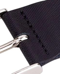 Saffiano Leather Belt Buckle