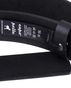 Saffiano Thick Leather Belt -Belt Shop Saffiano Thick Leather Belt Care label