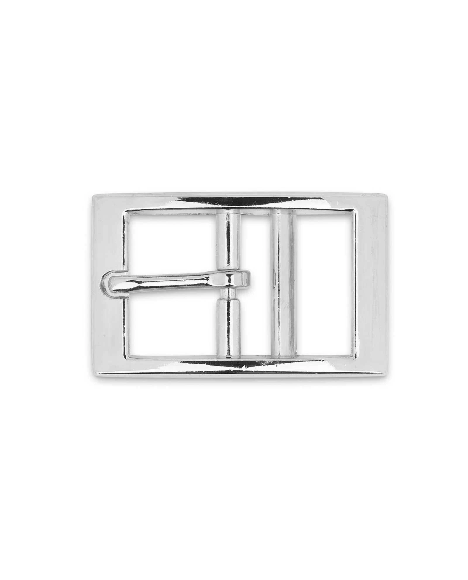 Silver Center Bar Belt Buckle 25 Mm 5 Silver Center Bar Belt Buckle 25 Mm - Image 3