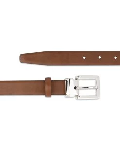 Tan Leather Belt | Womens Italian Buckle