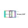 Titan Neo Chrome Center Bar Belt Buckle 16 Mm -Belt Shop Titan Neo Chrome Center Bar Belt Buckle 16 mm 11 size