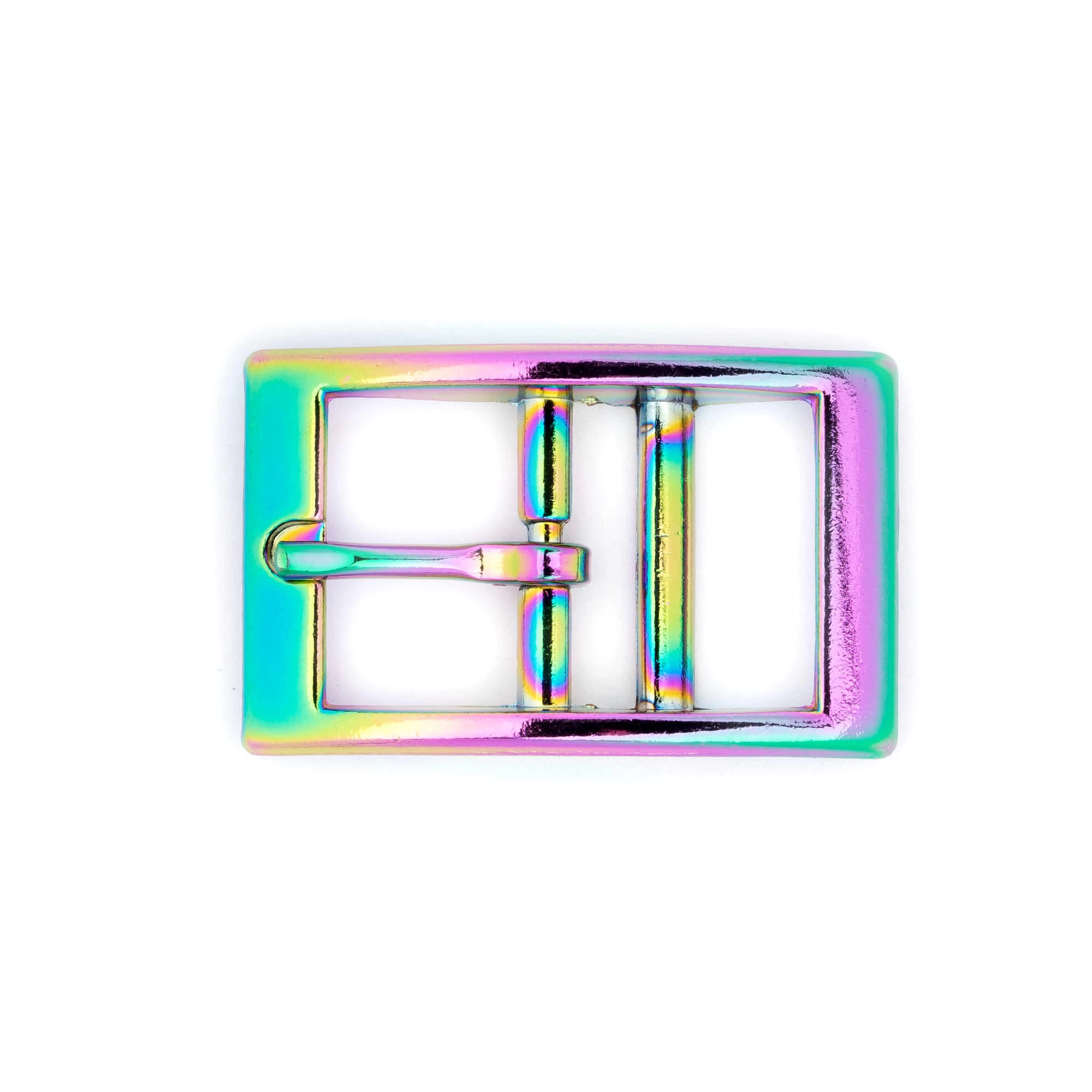 Titan Neo Chrome Center Bar Belt Buckle 16 Mm 6 Titan Neo Chrome Center Bar Belt Buckle 16 Mm - Image 4