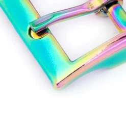Titan Neo Chrome Center Bar Belt Buckle 20 Mm -Belt Shop Titan Neo Chrome Center Bar Belt Buckle 20 mm 3