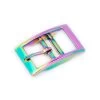 Titan Neo Chrome Center Bar Belt Buckle -Belt Shop Titan Neo Chrome Center Bar Belt Buckle 3