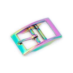 Titan Neo Chrome Center Bar Belt Buckle