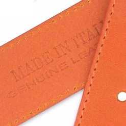 Cowboy Belt With Buckle – Veg Tan Leather -Belt Shop VGBR40STST 3 3