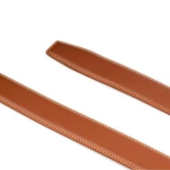 Brown Vegan Leather Belt For Men With Silver Buckle 23 Brown Vegan Leather Belt For Men With Silver Buckle -Belt Shop Vegan Belt Strap Replacement Tan Brown 35 Mm 005 1