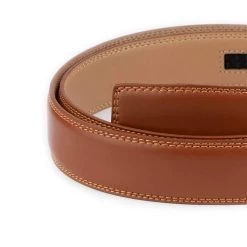 Brown Vegan Belt With Two Circle Slide Buckle 17 Brown Vegan Belt With Two Circle Slide Buckle -Belt Shop Vegan Tan Brown Belt Strap Replacement 35 Mm 1 copy 8