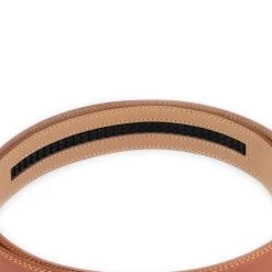 Brown Vegan Belt With Two Circle Slide Buckle 18 Brown Vegan Belt With Two Circle Slide Buckle -Belt Shop Vegan Tan Brown Belt Strap Replacement 35 Mm 3 copy 8