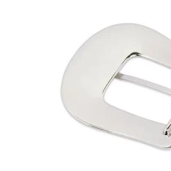 Lady Western Belt Grey Suede With Rhinestone Buckle -Belt Shop WENI34RHI 3 15