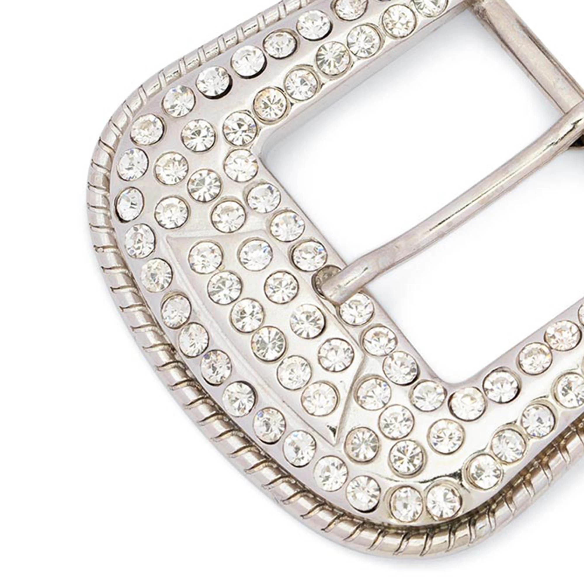 Black Rhinestone Buckle Western Belt For Wedding Dress 8 Black Rhinestone Buckle Western Belt For Wedding Dress - Image 6