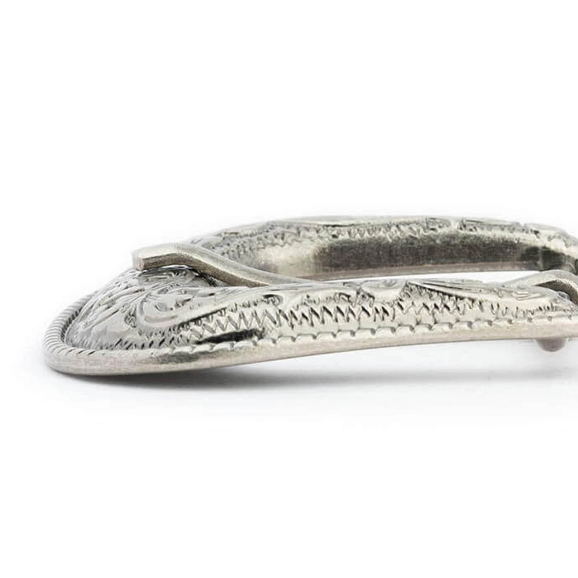 Wide Western Belt – Genuine Leather With Silver Buckle 10 Wide Western Belt – Genuine Leather With Silver Buckle - Image 8