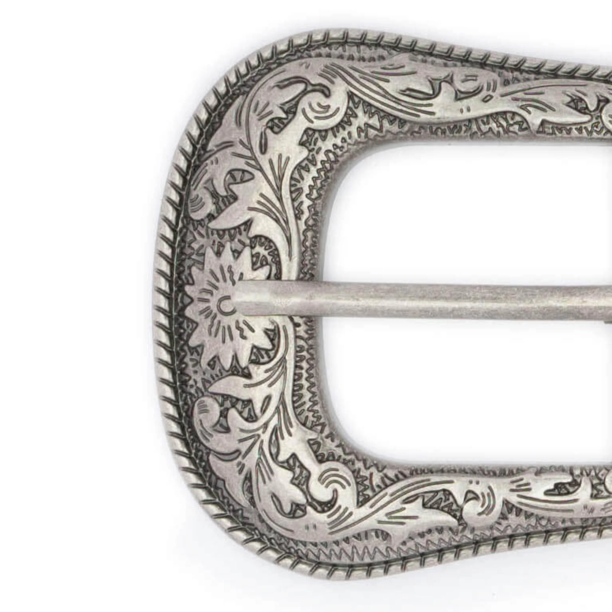 Wide Western Belt – Genuine Leather With Silver Buckle 11 Wide Western Belt – Genuine Leather With Silver Buckle - Image 9