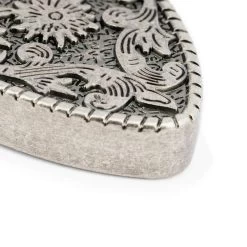 Suede Black Ranger Belt – Red Stitching -Belt Shop WESS40SIL3PC 6 2