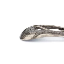 Gray Suede Cowboy Western Belt With Silver Buckle -Belt Shop WEST35SIST 2 12