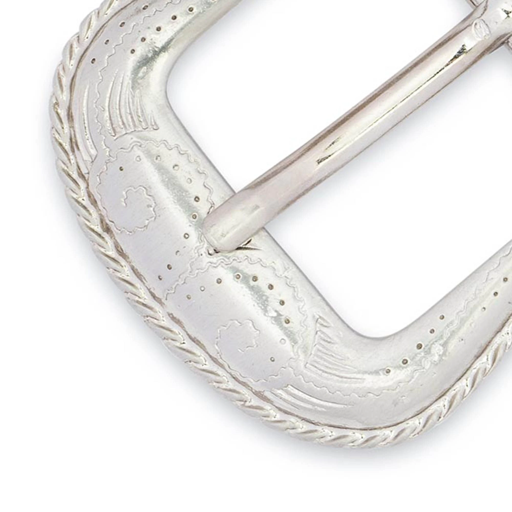 Womens Black Designer Western Belt With Floral Buckle 8 Womens Black Designer Western Belt With Floral Buckle - Image 6