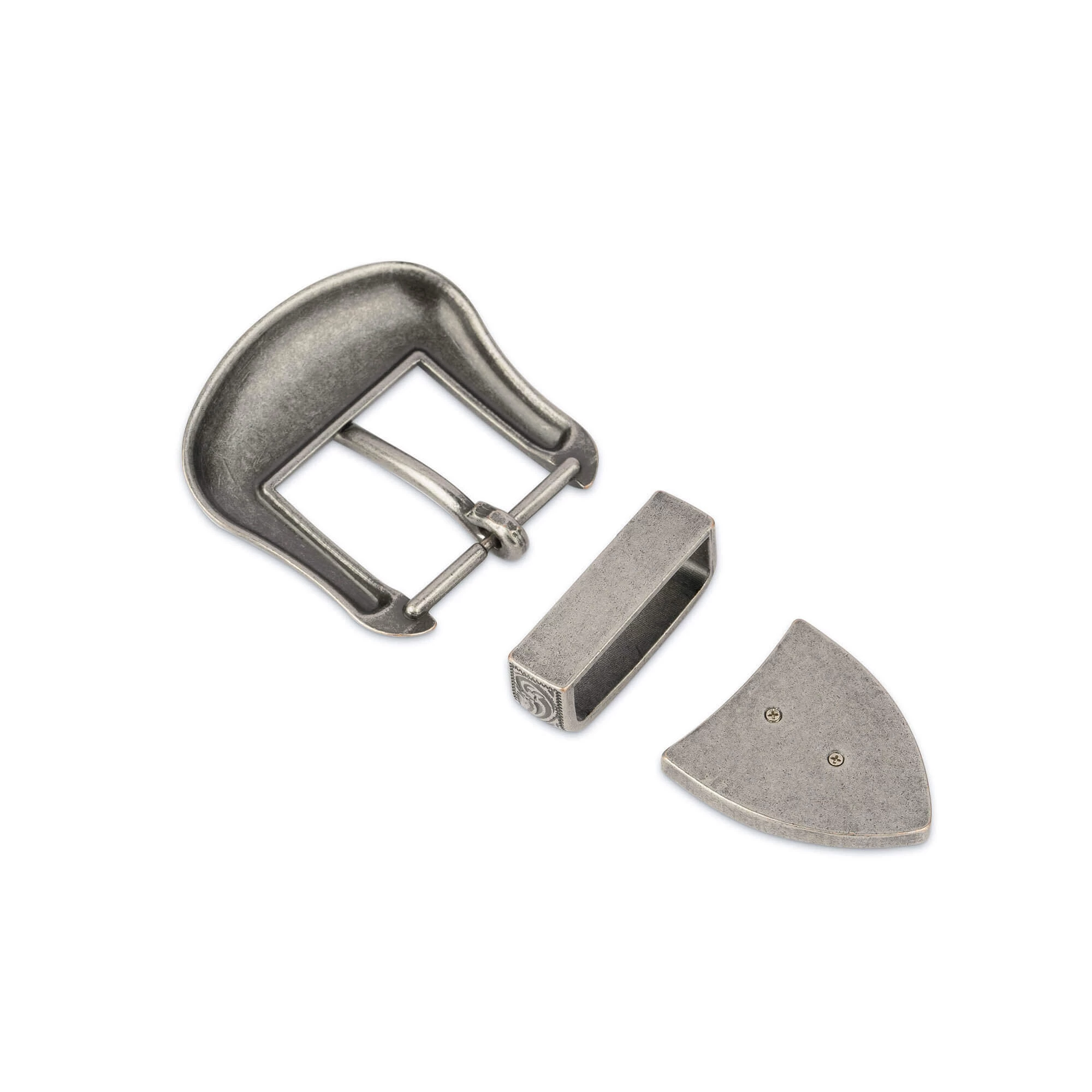 Wide Mens Blue Western Belt With Silver Buckle 9 Wide Mens Blue Western Belt With Silver Buckle - Image 7