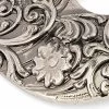 Western Belt Buckle Silver Antique 3 Piece Set -Belt Shop Western Belt Buckle Silver Antique 3 piece set 25 mm 1 inch Close image