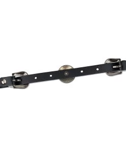 Double Buckle Girls Western Belt -Belt Shop Western Belt Double Buckle With Turquoise Concho 5 1