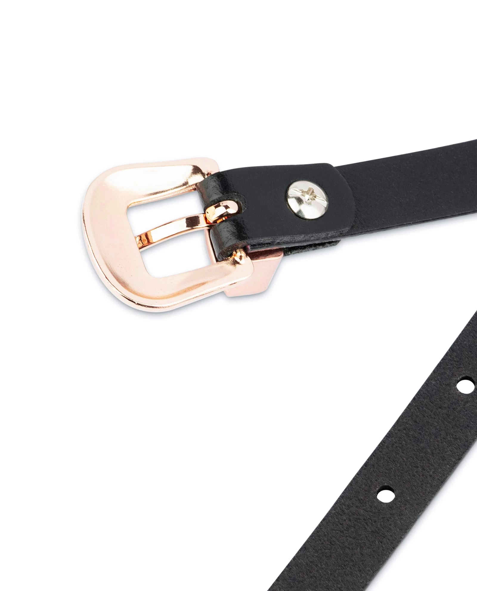 Black Girls Western Belt | Rose Gold Buckle 5 Black Girls Western Belt | Rose Gold Buckle - Image 3