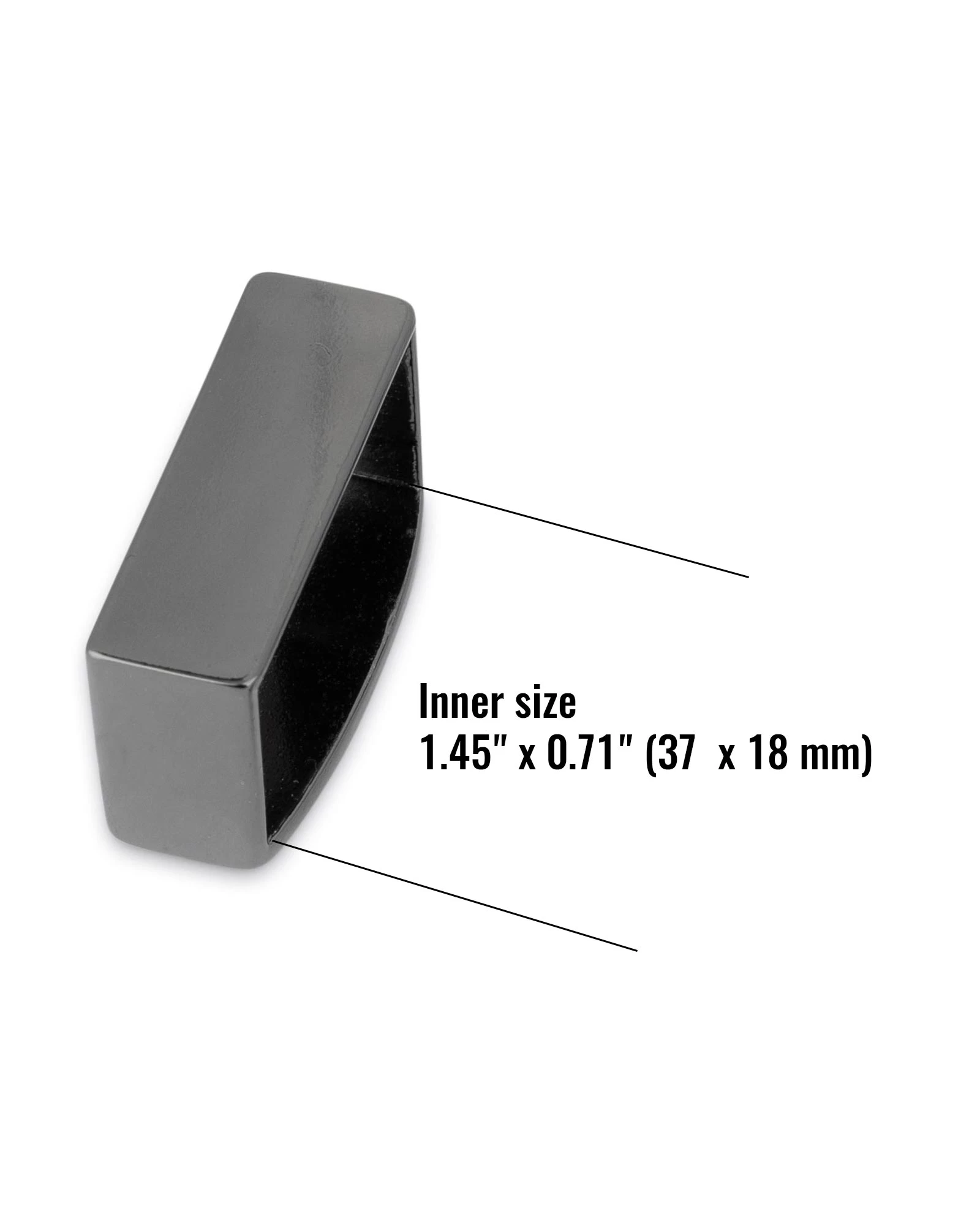 Western Metal Belt Loop With Rhinestones 4 Western Metal Belt Loop With Rhinestones - Image 2