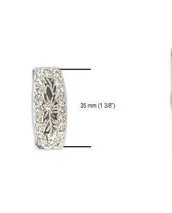 Western Belt Buckle Loop With Rhinestones 11 Western Belt Buckle Loop With Rhinestones -Belt Shop Western belt buckle loop with rhinestones LONI35RHIN 5