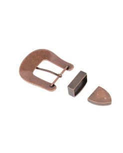 Western Rhinestone Copper Belt Buckle 9 Western Rhinestone Copper Belt Buckle -Belt Shop Western rhinestone copper belt buckle COPP34CWSET 3