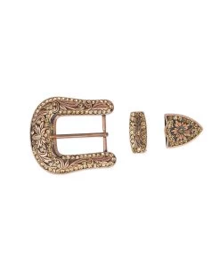 Western Rhinestone Copper Belt Buckle 11 Western Rhinestone Copper Belt Buckle -Belt Shop Western rhinestone copper belt buckle COPP34CWSET 5