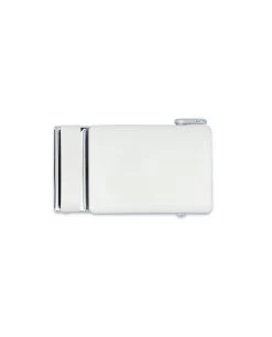 White Ratchet Belt Buckle -Belt Shop White Automatic Belt Buckle 3