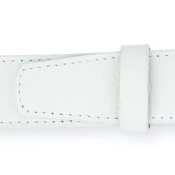 White Ratchet Mens Belt With Automatic Buckle -Belt Shop White Ratchet Mens Belt With Automatic Buckle 5