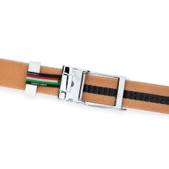White Ratchet Mens Belt With Automatic Buckle -Belt Shop White Ratchet Mens Belt With Automatic Buckle 8
