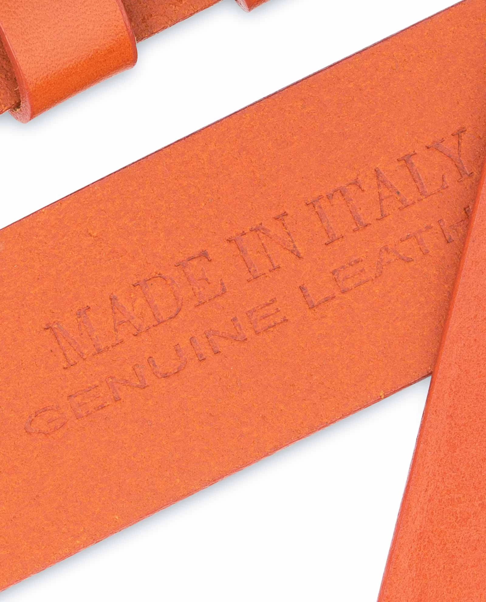 Wide Belt No Buckle | Brown Veg Tan Leather 5 Wide Belt No Buckle | Brown Veg Tan Leather - Image 3