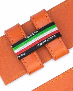 Wide Belt Without Buckle | Vegetable Tanned Leather -Belt Shop Wide Belt Without Buckle Vegetable Tanned Leather Capo Pelle